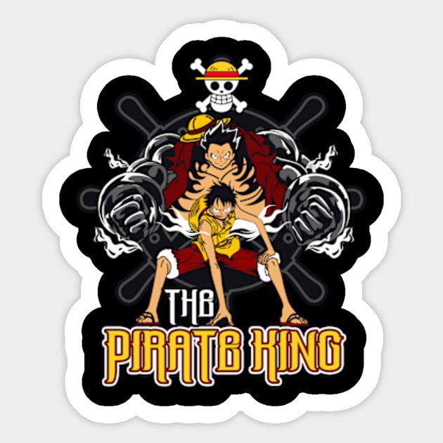 The Pirate King Sticker by teeconic